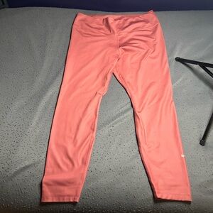 Nike Womens Salmon Athletic Leggings